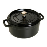 SCHMORTOPF LA COCOTTE 3,8 L  - Schwarz, Basics, Metall (24cm) - Staub