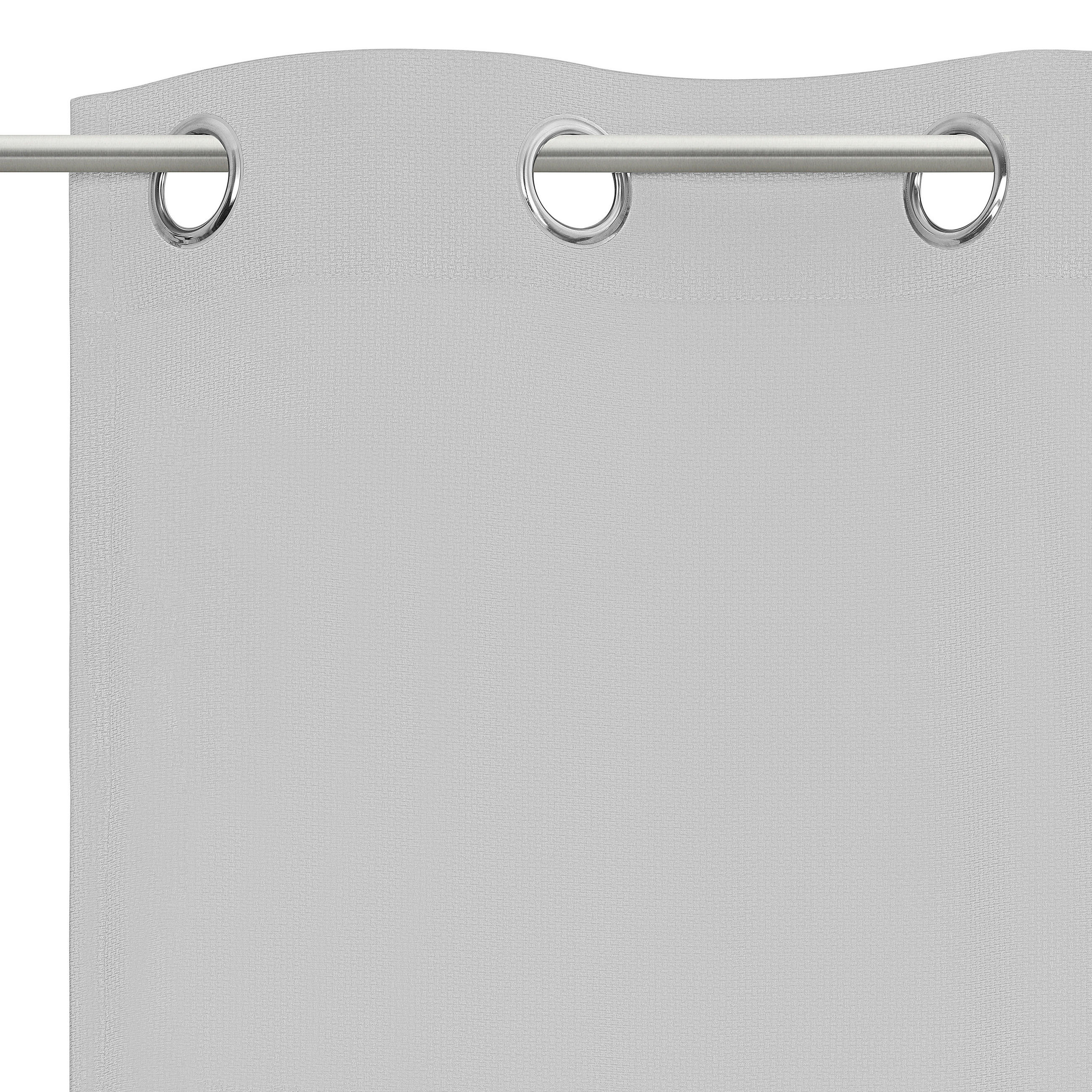 ÖSENSCHAL STAMPA blickdicht 135/245 cm   - Silberfarben, Design, Textil (135/245cm) - Esposa