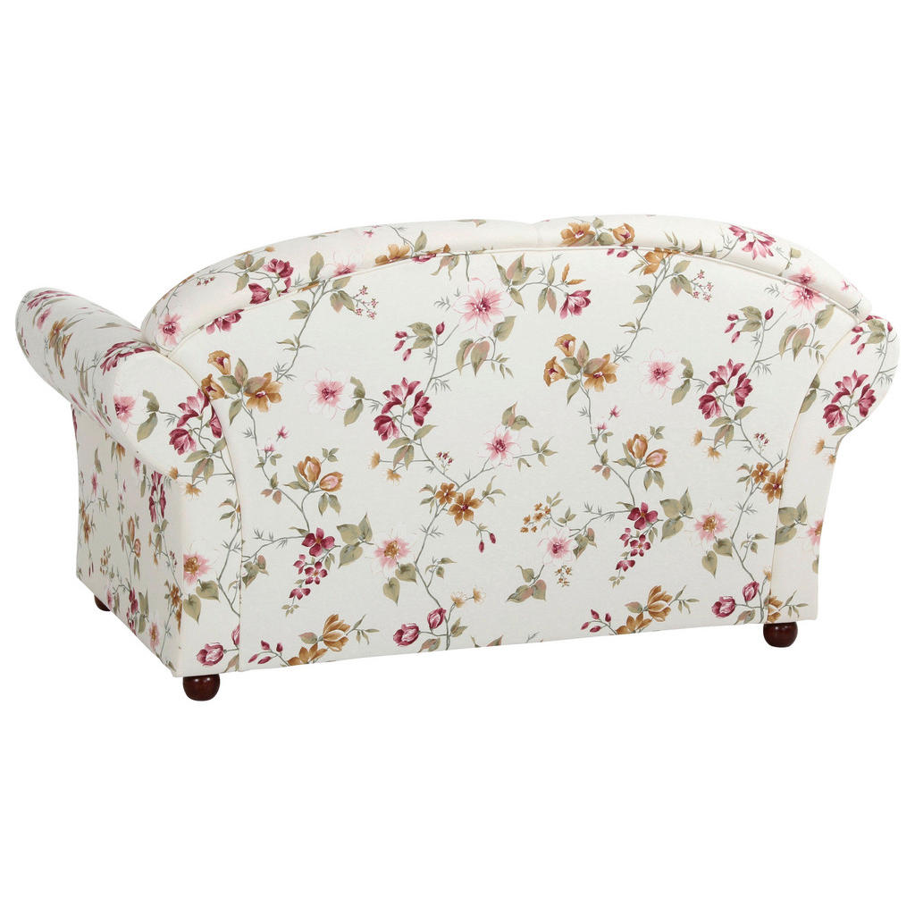 Thumbnail - Max Winzer 2-Sitzer-Sofa, Rot, Weiß, Textil, Blume, 151x85x81 cm, Goldenes M, Made in Europe, Rücken echt, Wohnzimmer, S...