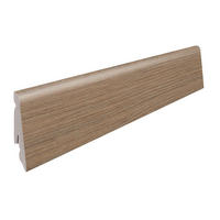 SOCKELLEISTE Mokka  - Mokka, Basics, Holzwerkstoff (220/1,9/5,8cm) - Living by HARO