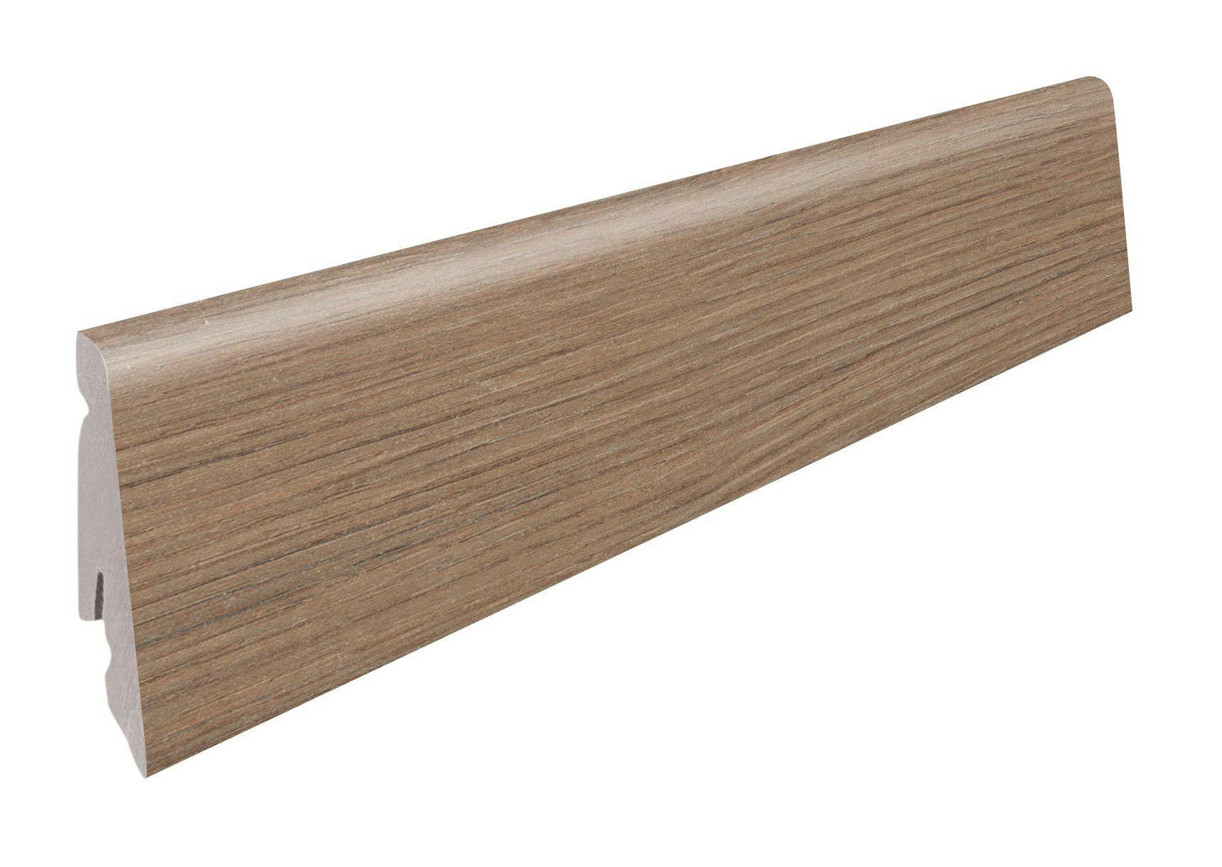 Living by Haro Sockelleiste Eiche Bari bernstein Mokka 1.9x5.8x220 cm