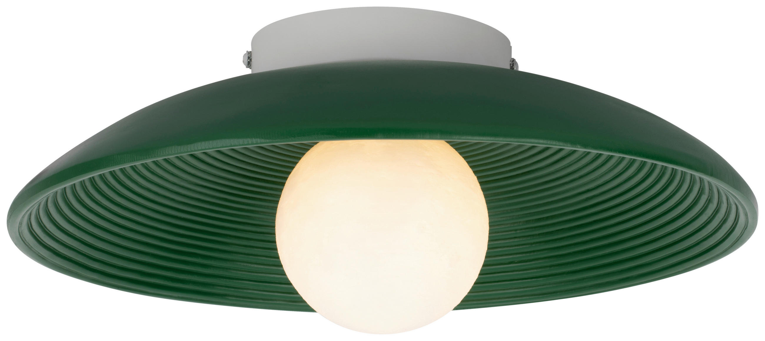 WANDLEUCHTE 35/11 cm   - Grün, Design, Kunststoff/Metall (35/11cm) - Collet's Monde