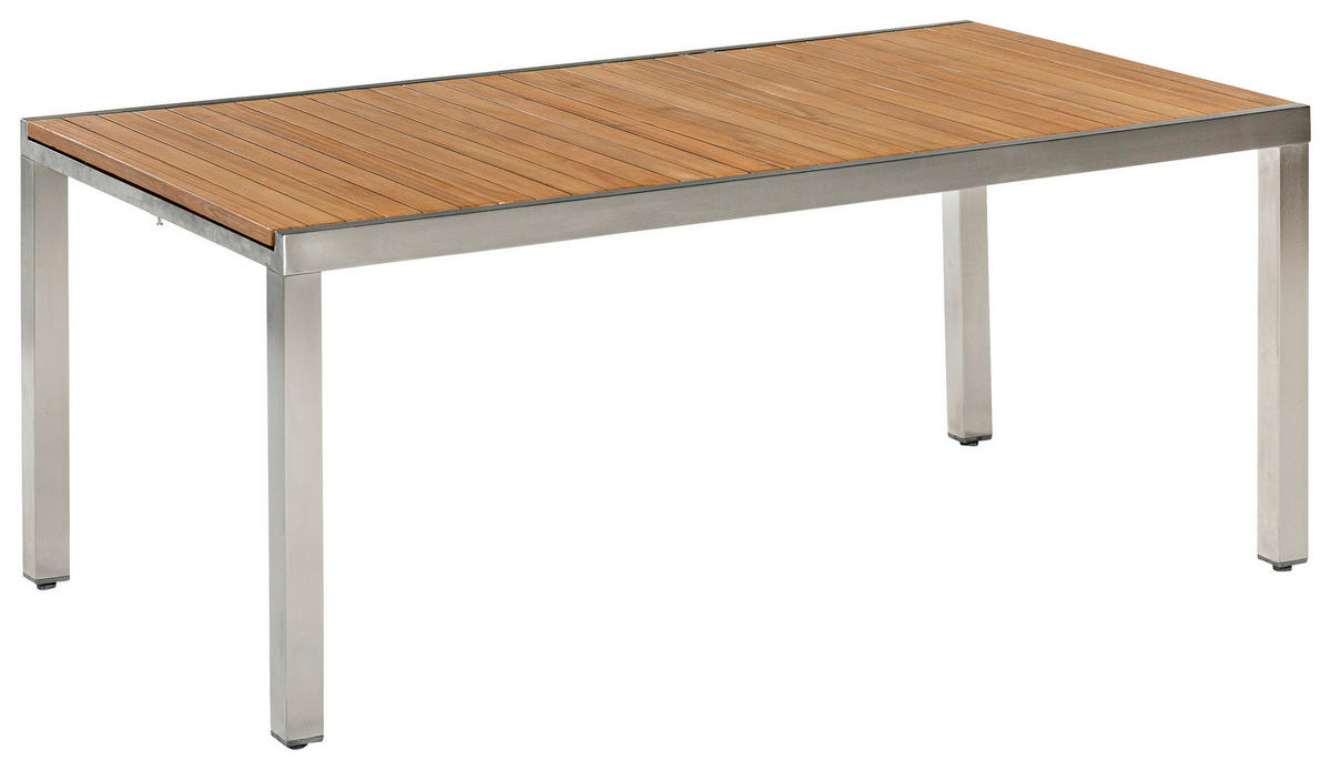 GARTENSET 9-teilig  - Silberfarben/Naturfarben, MODERN, Holz/Textil - Gardenson