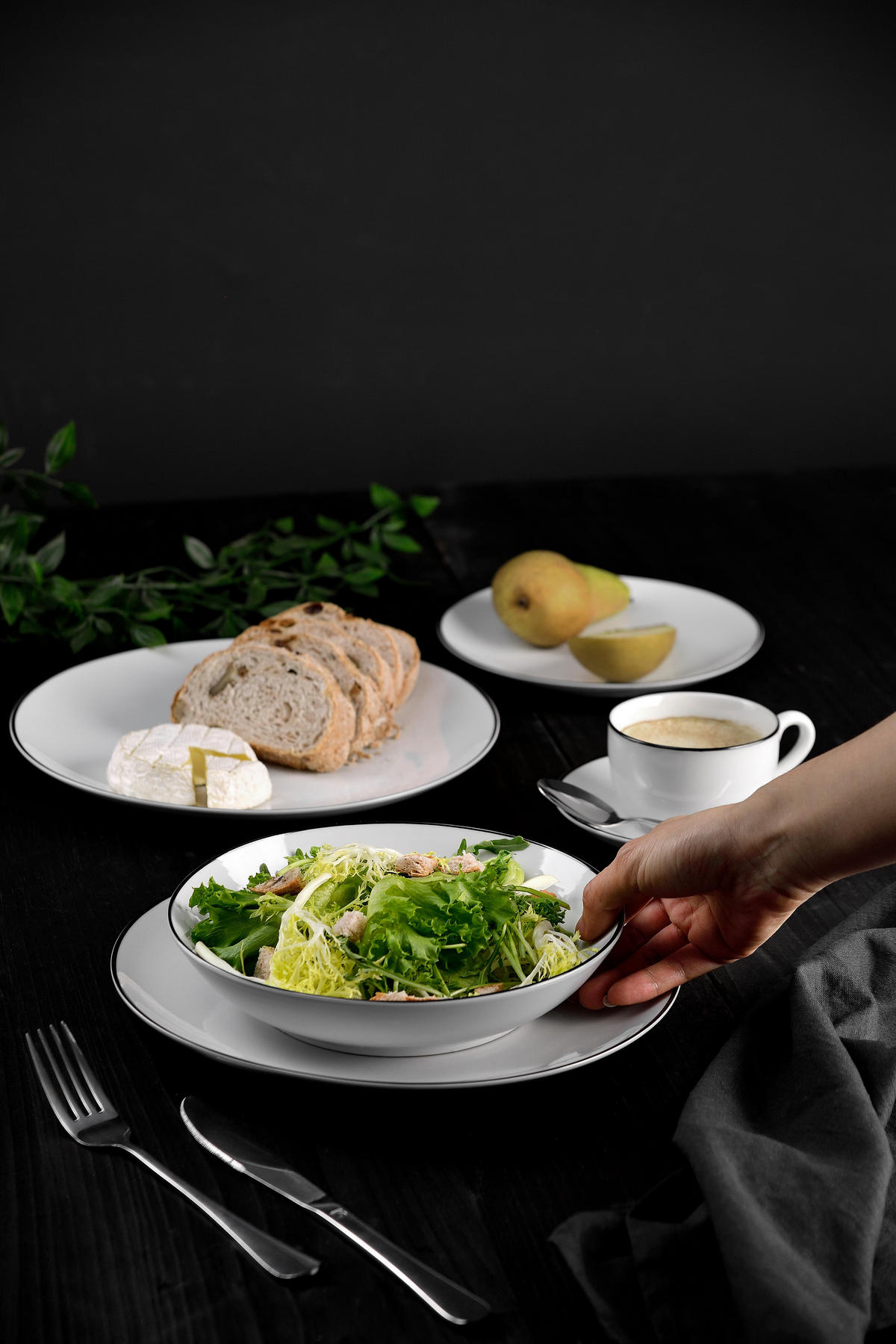 KOMBISERVICE Weiß 30-teilig 6 Personen  - Weiß, LIFESTYLE, Keramik (62/36/26cm)