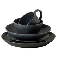 KOMBISERVICE Schwarz LIVIA 5-teilig 1 Personen  - Schwarz, Basics, Keramik - Costa Nova