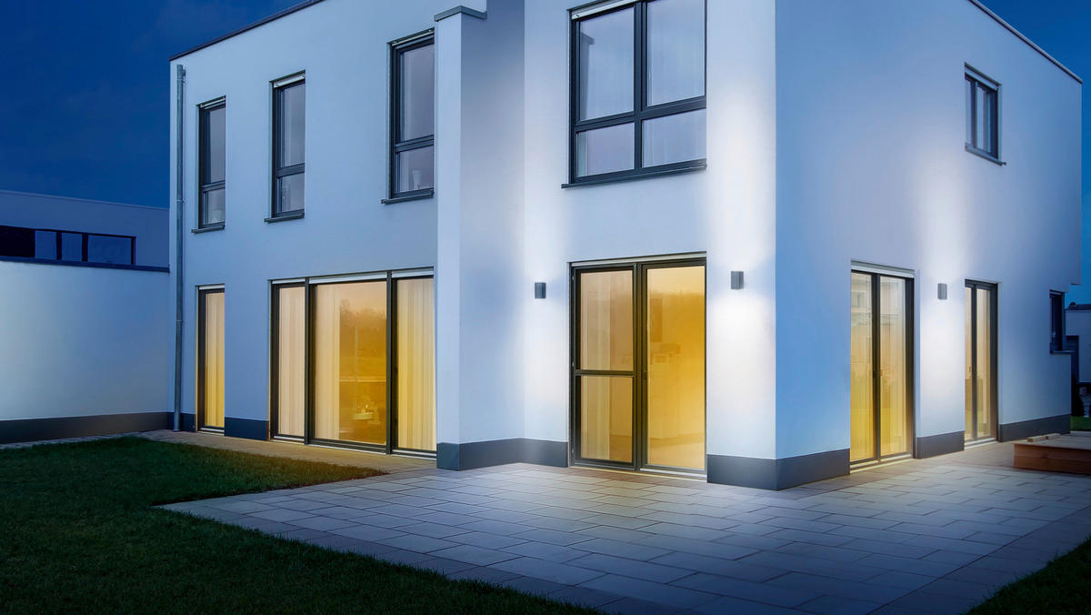 LED-AUßENLEUCHTE 9,2/6,3/13,7 cm   - Anthrazit, Design, Metall (9,2/6,3/13,7cm) - Steinel