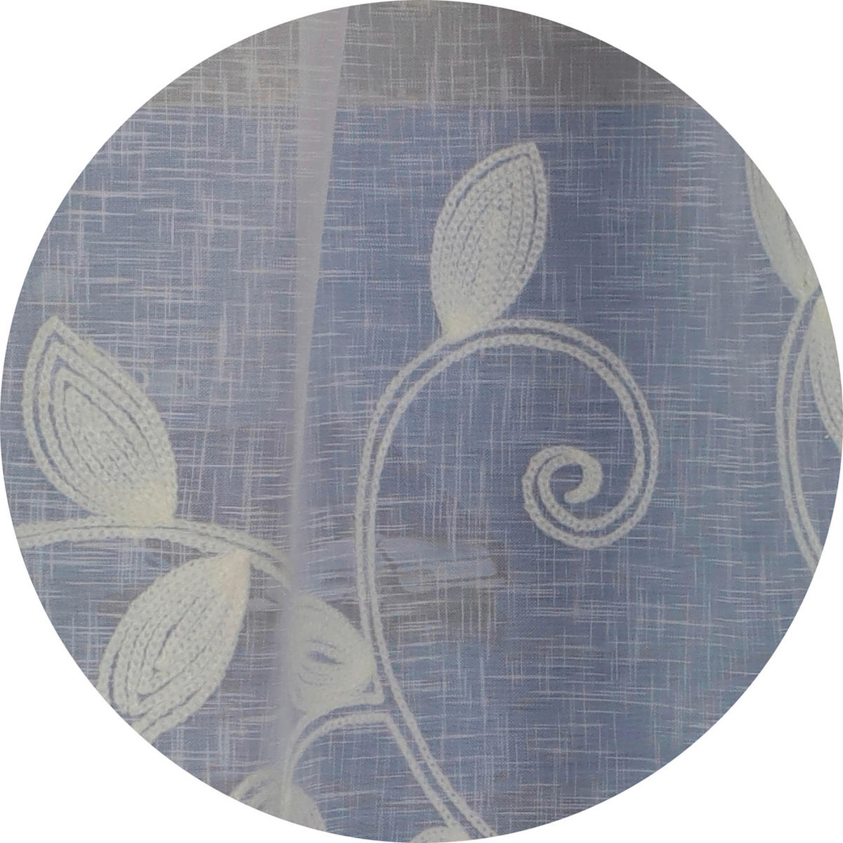 KURZGARDINE    150/50 cm  - Weiß, Basics, Textil (150/50cm)