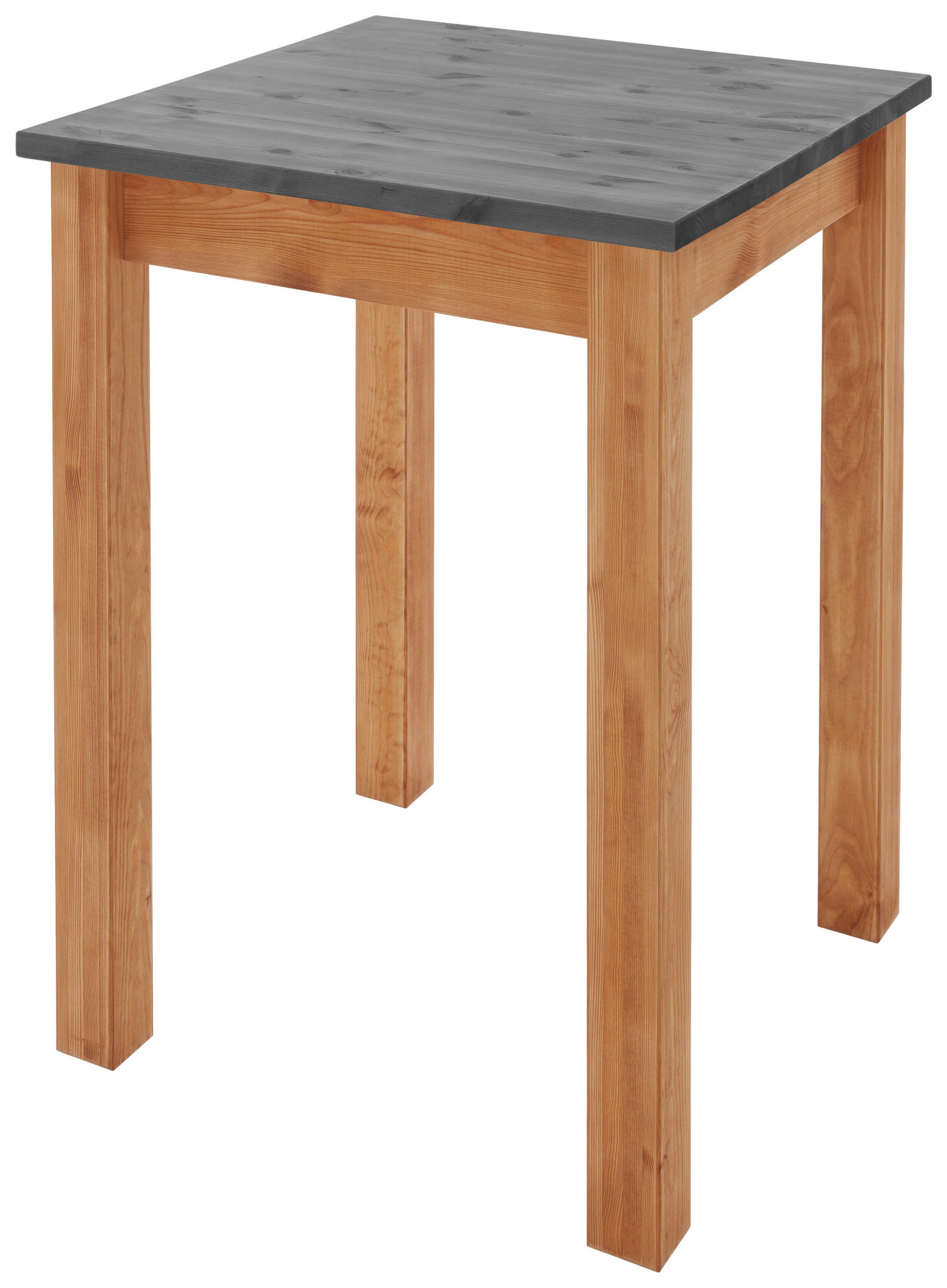 BARTISCH  - Laugenfarbig/Grau, ROMANTIK / LANDHAUS, Holz (78/78/103cm) - Boxxx