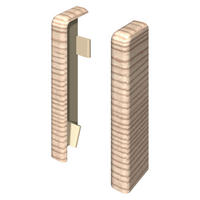 SOCKELLEISTENENDSTÜCK Braun, Eschefarben  - Eschefarben/Braun, KONVENTIONELL, Kunststoff (2.2/2.2/5.9cm) - Egger Holzwerkstoffe
