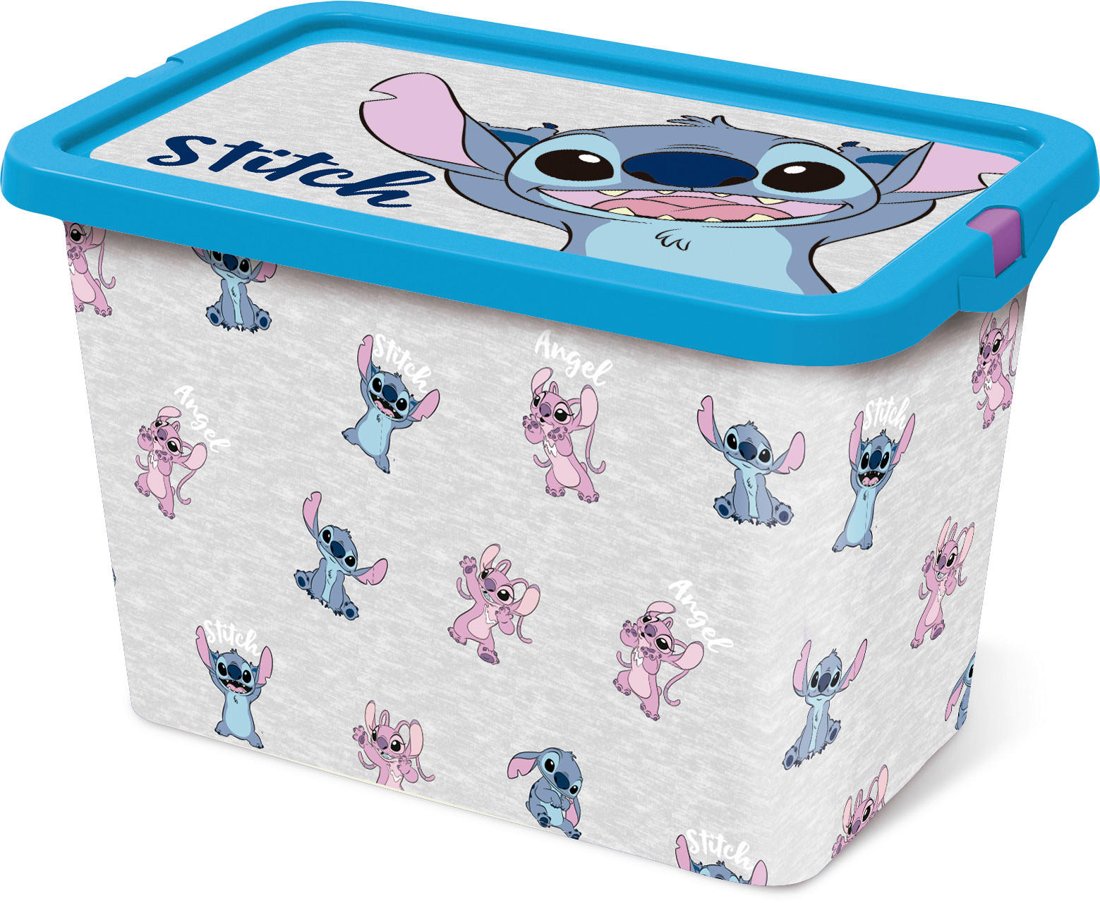 Disney Aufbewahrungsbox Stitch Weiß 19.5x19x29.5 cm
