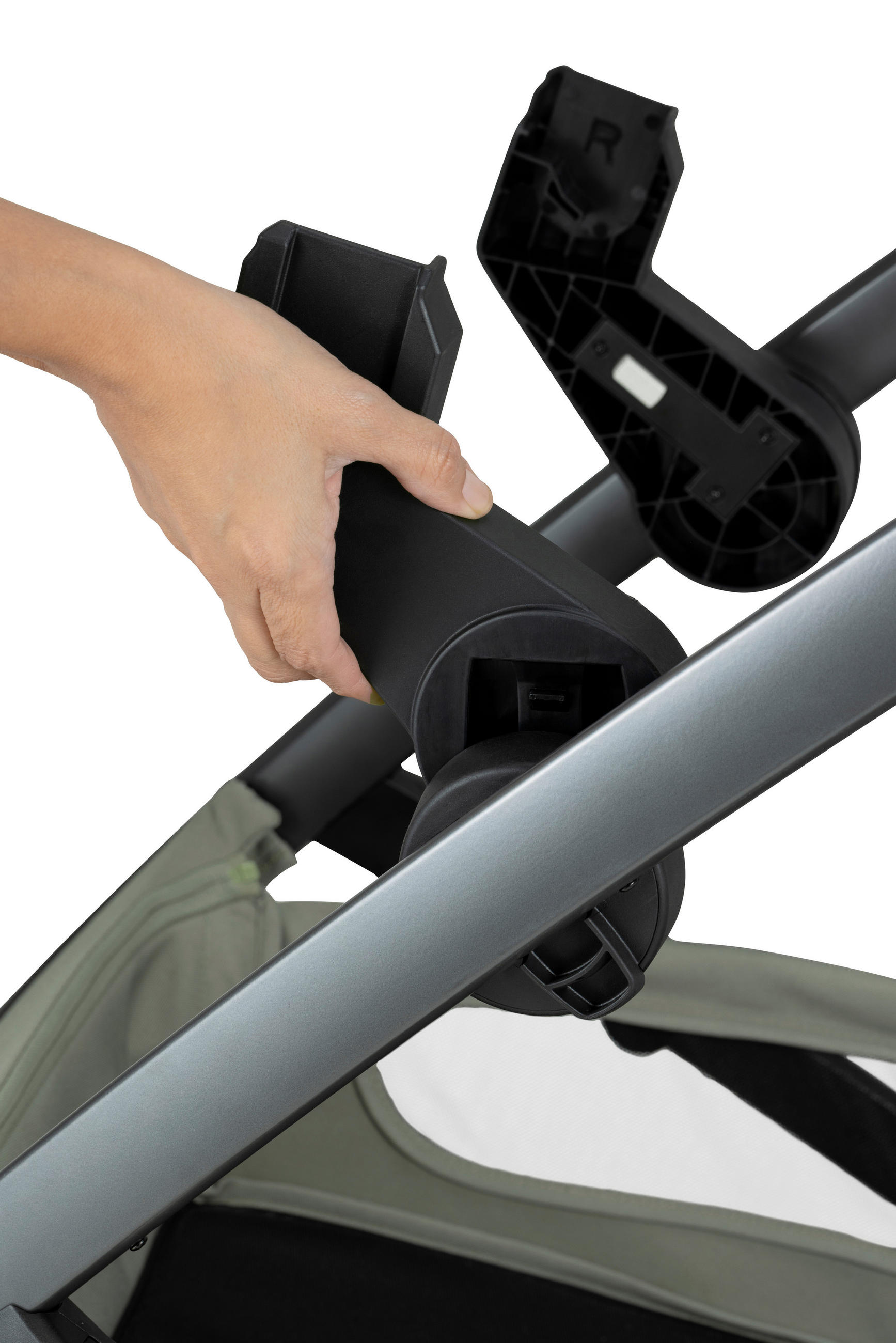 BABYSCHALENADAPTER - Schwarz, Basics, Kunststoff - Joolz