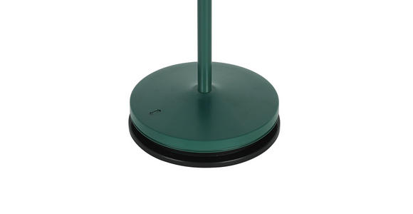 AKKU-TISCHLEUCHTE 11/30 cm - Dunkelgrün/Schwarz, Trend, Kunststoff/Metall (11/30cm) - Novel