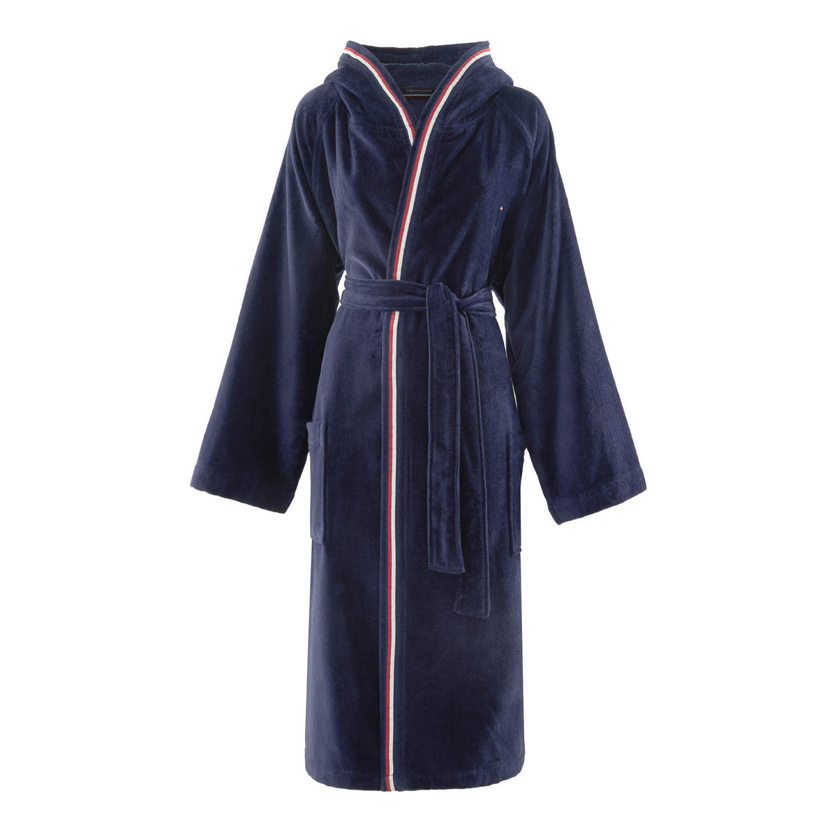 HALAT DE BAIE L  - albastru închis, Basics, textil (Lnull)