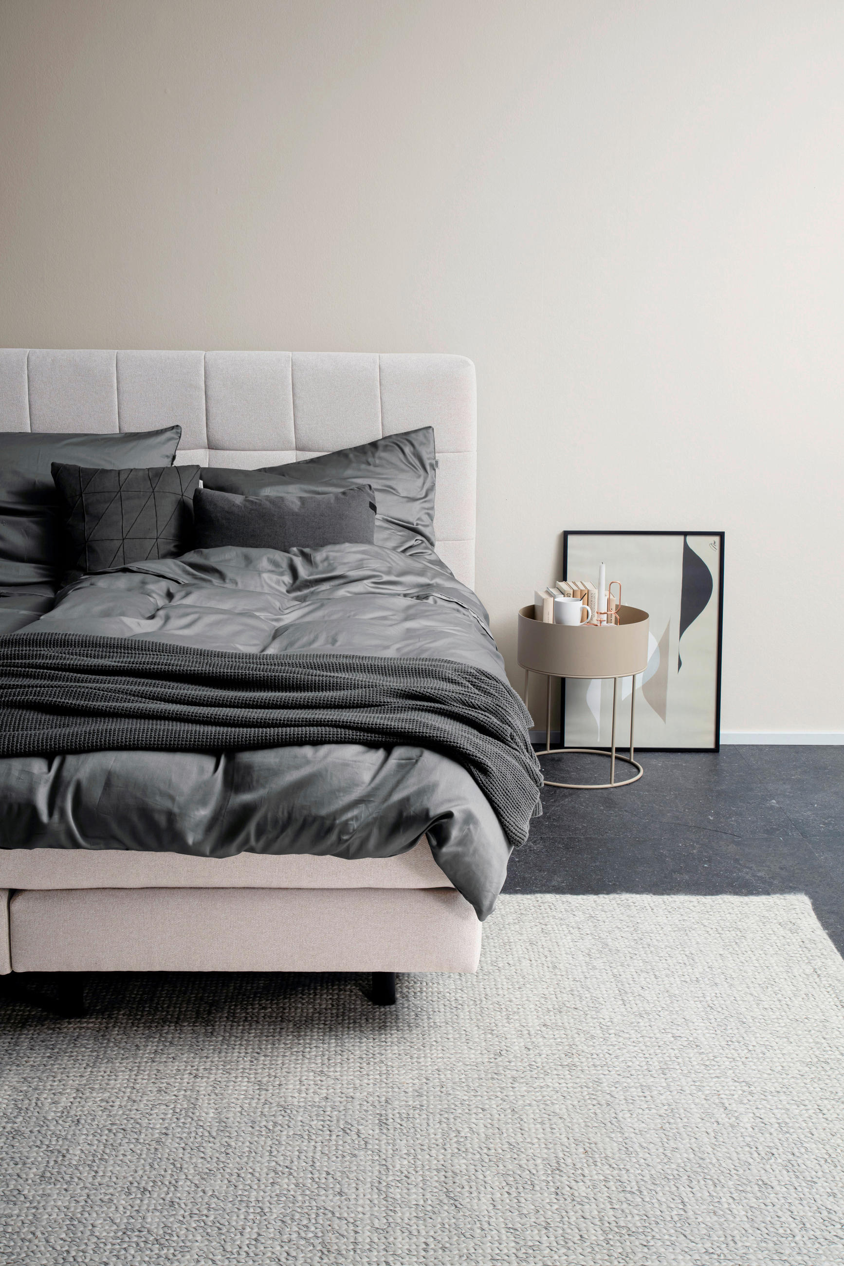 WENDEBETTWÄSCHE SW-PURE Satin 135/200 cm  - Grau, KONVENTIONELL, Textil (135/200cm) - Schöner Wohnen