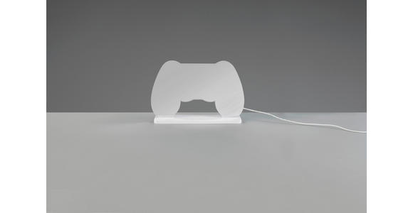 LED-DEKOLEUCHTE 24/23/23 cm  - Weiß, Design, Kunststoff/Metall (24/23/23cm) - Novel