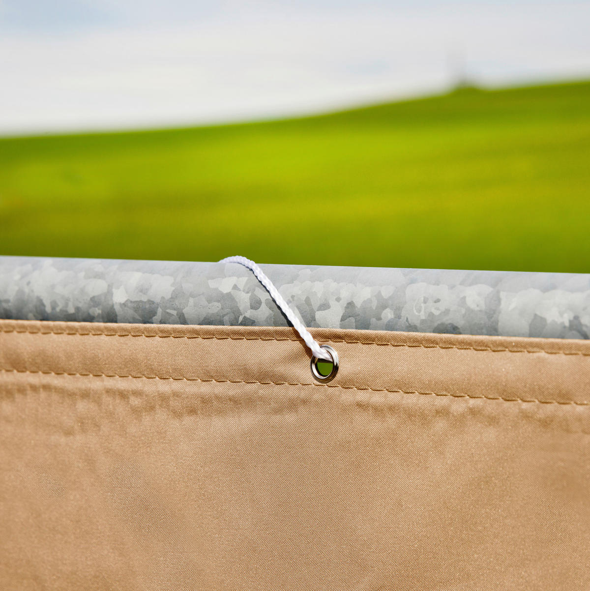 SICHTSCHUTZ - Olivgrün, Basics, Textil (90/500cm)