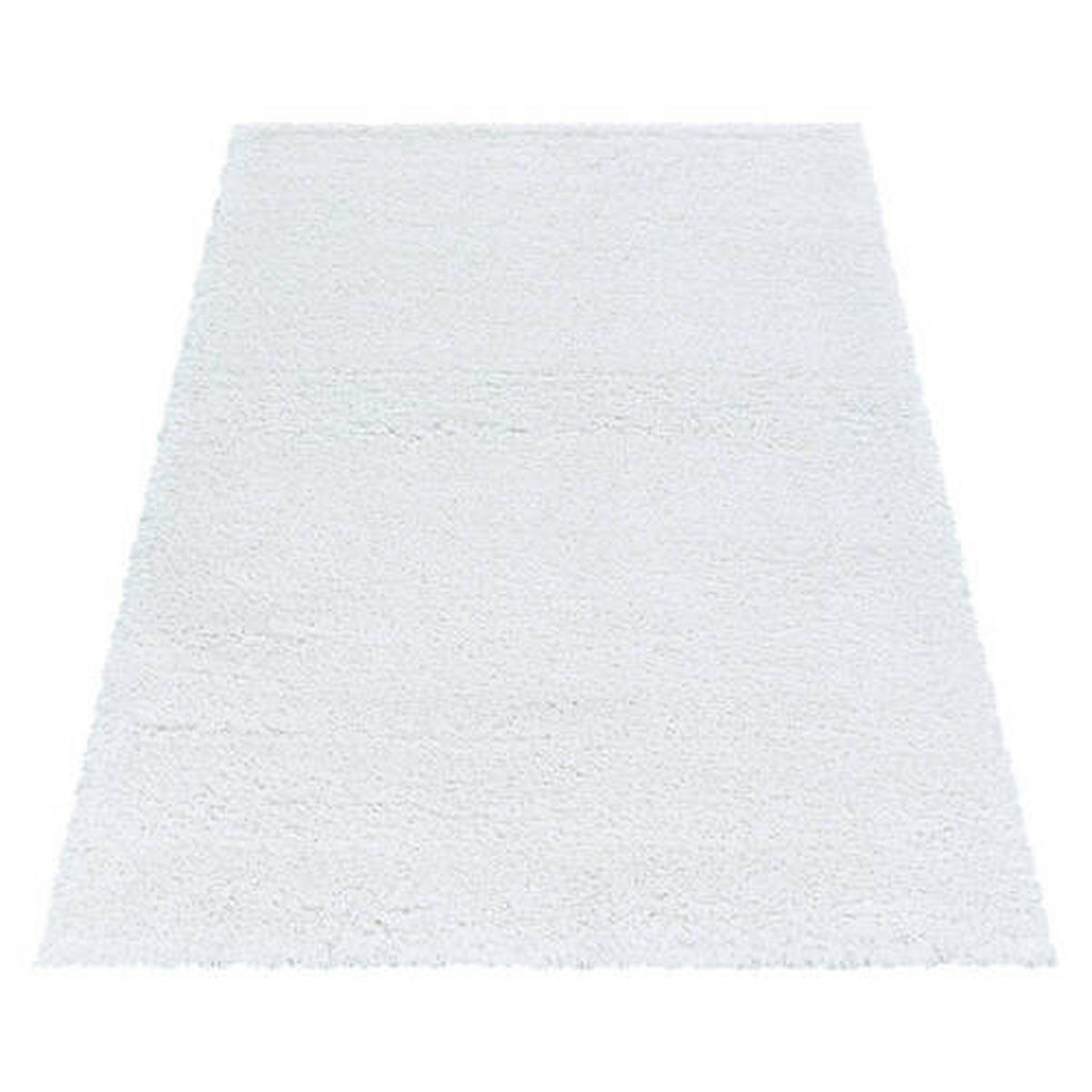HOCHFLORTEPPICH 200/290 cm Fluffy 3500 Weiß Weiß  - Weiß, Basics, Textil (200/290cm)