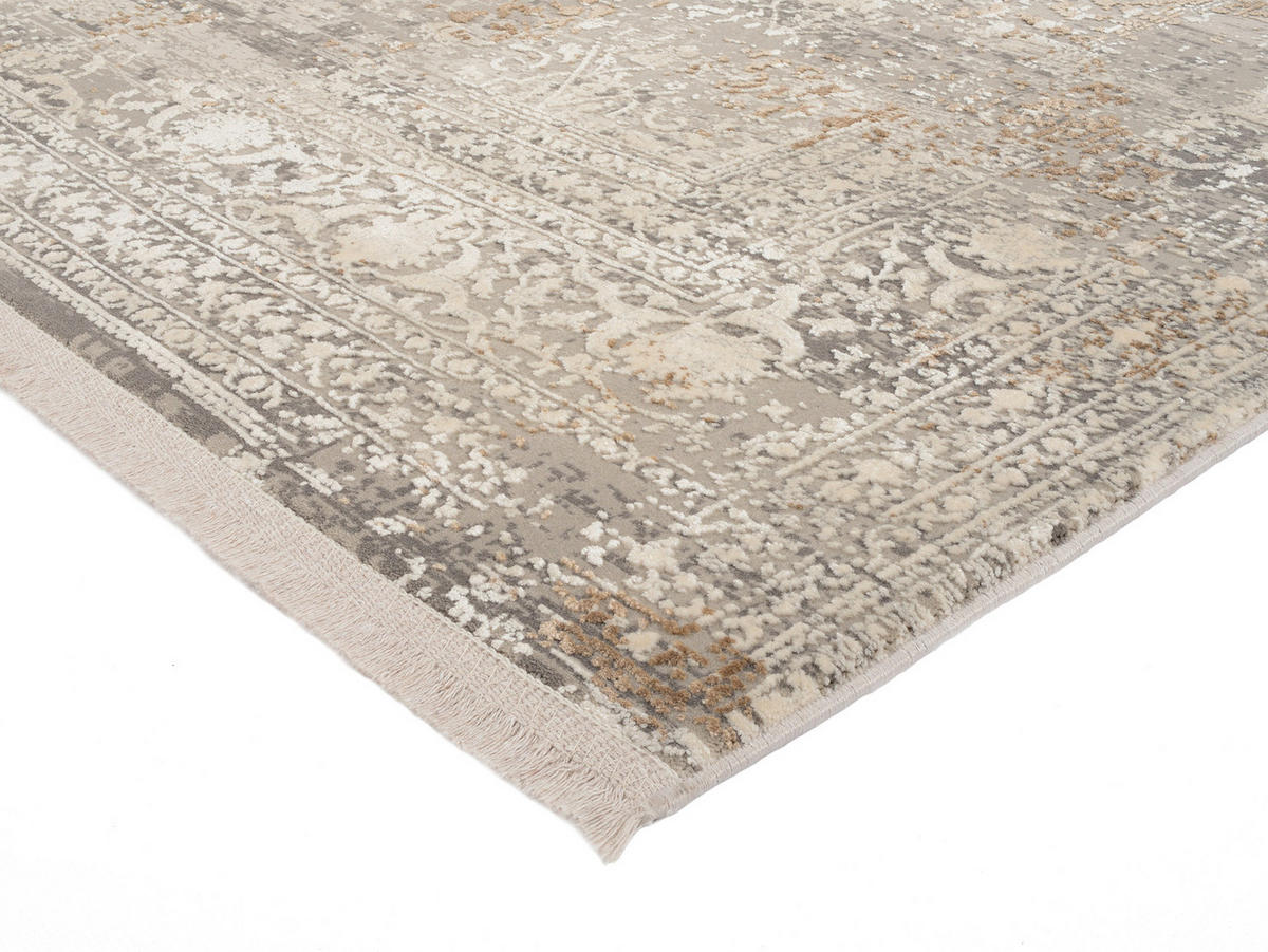 LÄUFER 80/250 cm  - Goldfarben/Grau, Design, Textil (80/250cm) - Dieter Knoll