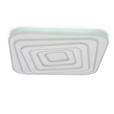 LED-DECKENLEUCHTE 53/53/5,5 cm   - Weiß, Design, Kunststoff/Metall (53/53/5,5cm) - Novel