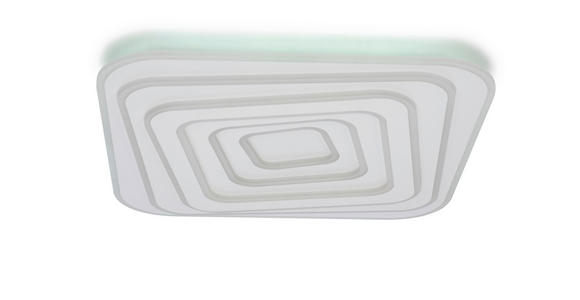 LED-DECKENLEUCHTE 53/53/5,5 cm   - Weiß, Design, Kunststoff/Metall (53/53/5,5cm) - Novel