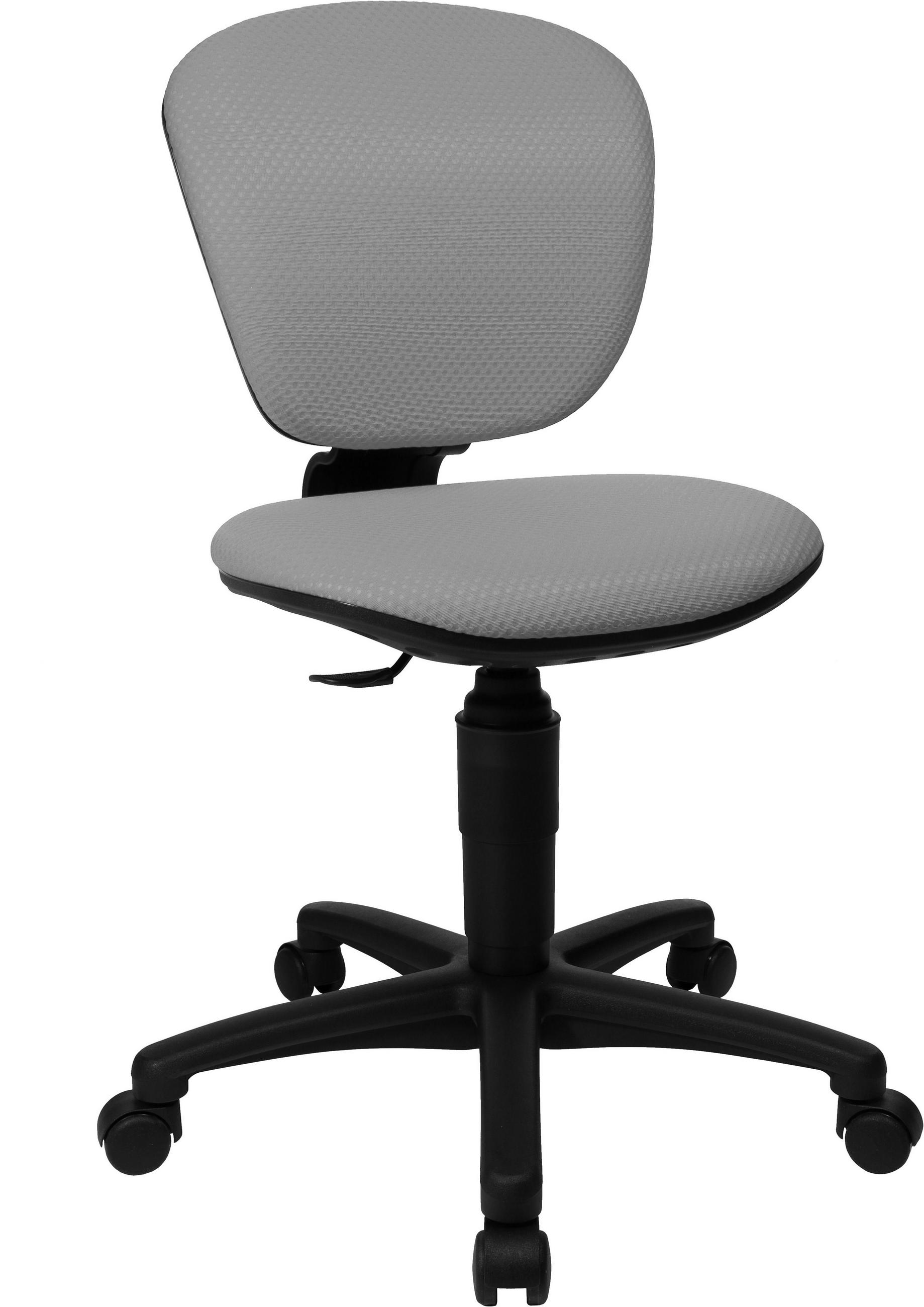 JUGENDDREHSTUHL Grau, Schwarz  - Schwarz/Grau, Basics, Kunststoff/Textil (40/40-49/38cm) - Xora