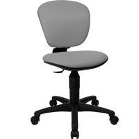 JUGENDDREHSTUHL Grau, Schwarz  - Schwarz/Grau, Basics, Kunststoff/Textil (40/40-49/38cm) - Xora