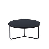 COUCHTISCH in Metall 80/80/35 cm  - Schwarz, Design, Glas/Metall (80/80/35cm) - Xora