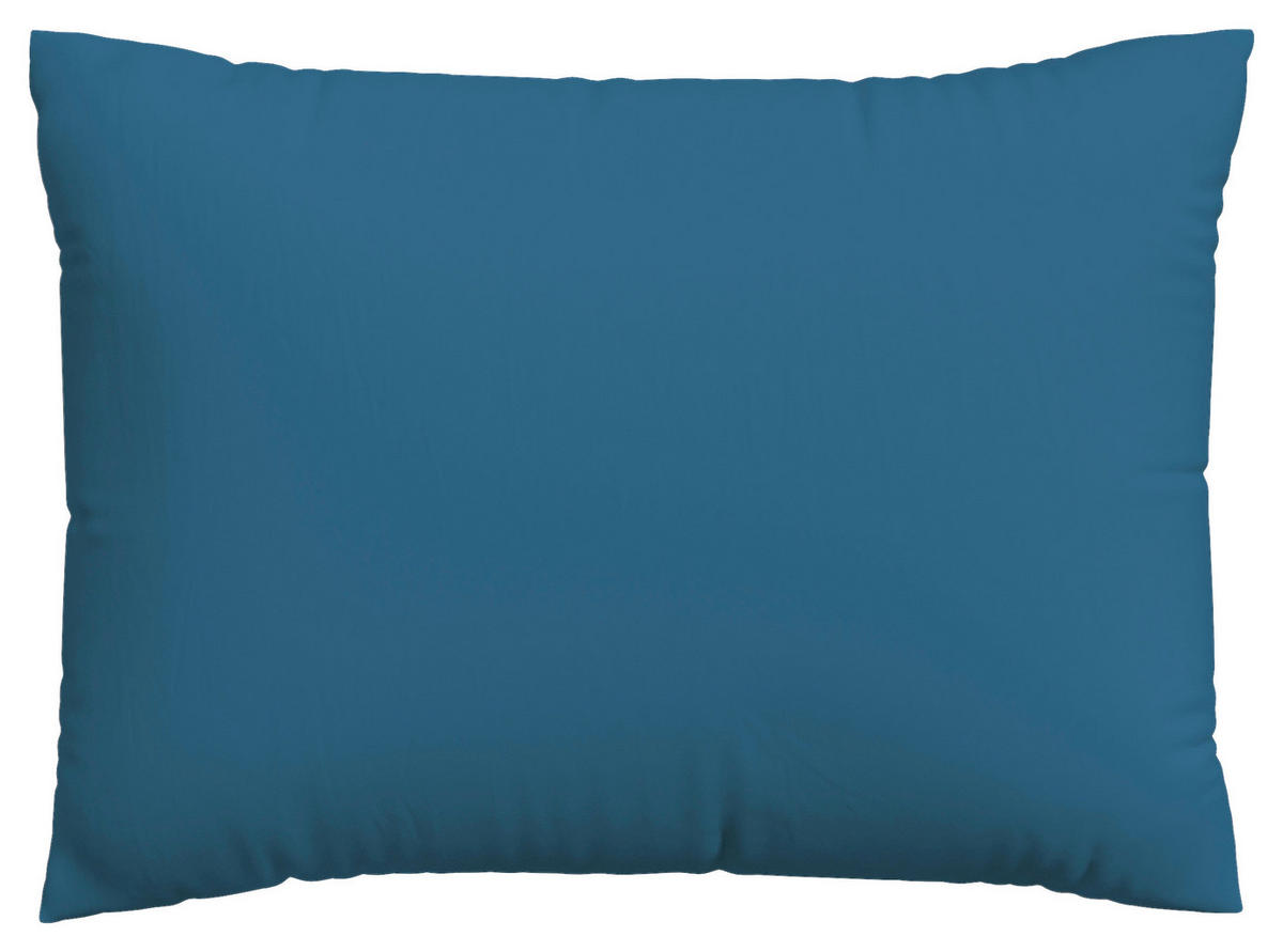 KOPFPOLSTERBEZUG EASY JERSEY 70/90 cm  - Blau, Basics, Textil (70/90cm) - Schlafgut
