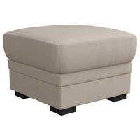 HOCKER in Textil Beige  - Beige/Schwarz, Basics, Kunststoff/Textil (68/45/68cm) - MID.YOU