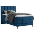 BOXSPRINGBETT 100/200 cm  in Royalblau  - Royalblau/Schwarz, Natur, Textil/Metall (100/200cm) - Esposa