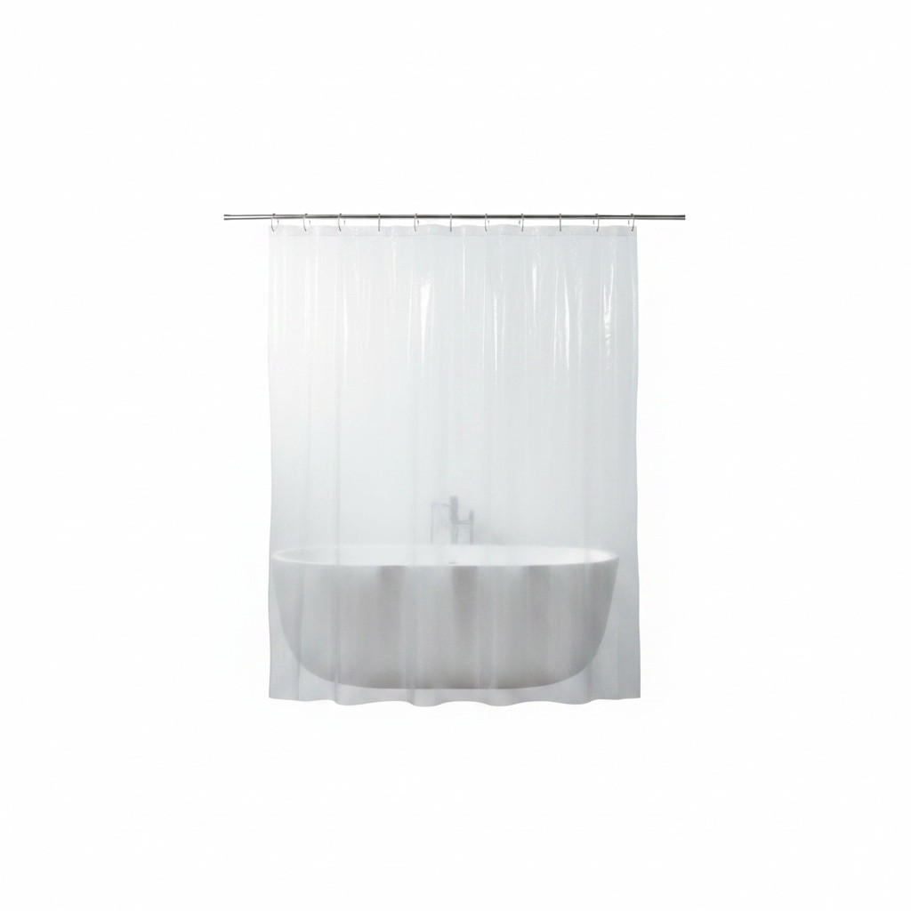 DUSCHVORHANG TRANSPARENT 180/200 cm  - Transparent, Basics, Textil (180/200cm) - Spirella