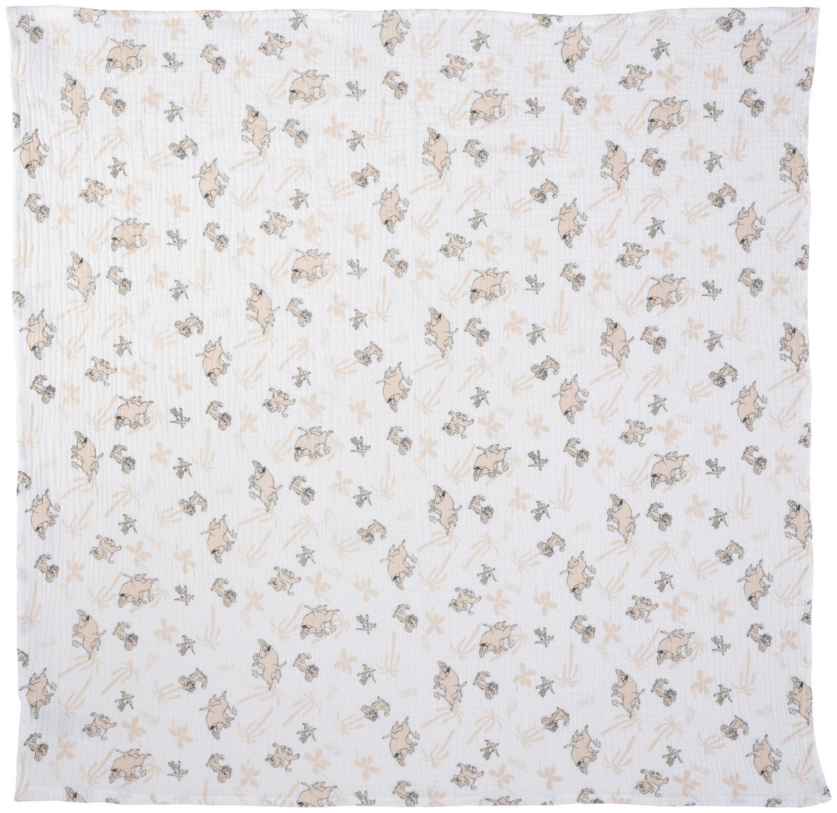 STOFFWINDELSET   König der Löwen 3-teilig  - Weiss/Gelb, Trend, Textil (70/70cm) - Disney