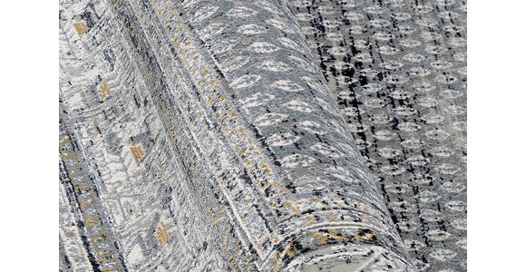 WEBTEPPICH 140/200 cm Monza Grau - Grau, LIFESTYLE, Textil (140/200cm) - Dieter Knoll