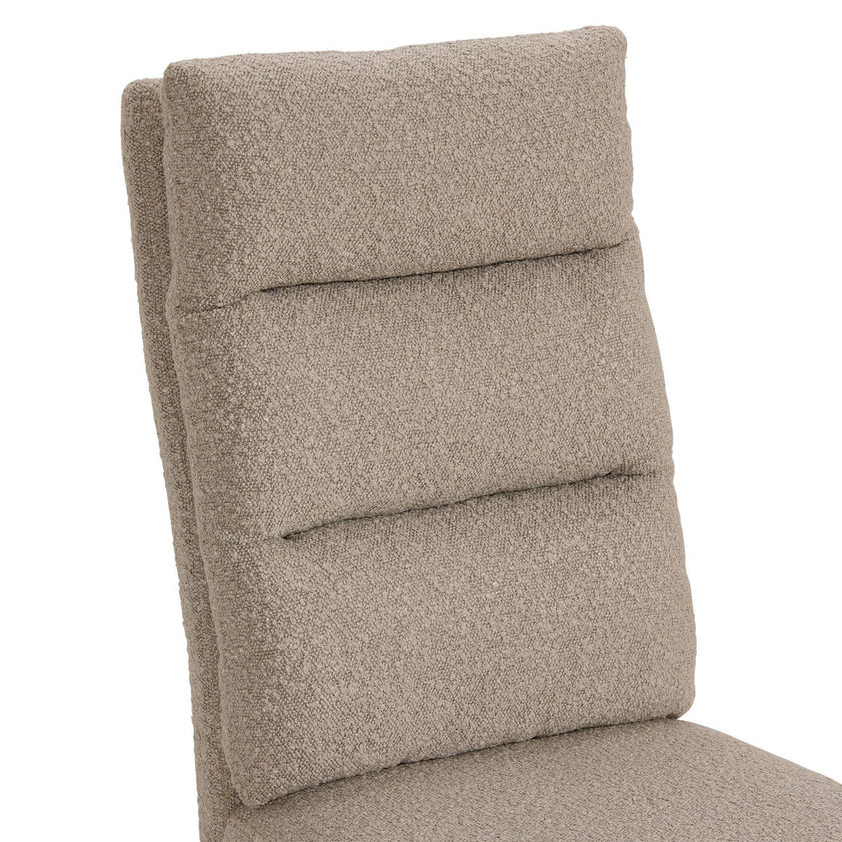 SCHWINGSTUHL   Bouclé  - Schwarz/Grau, MODERN, Textil/Metall (44/102/42cm) - Livetastic