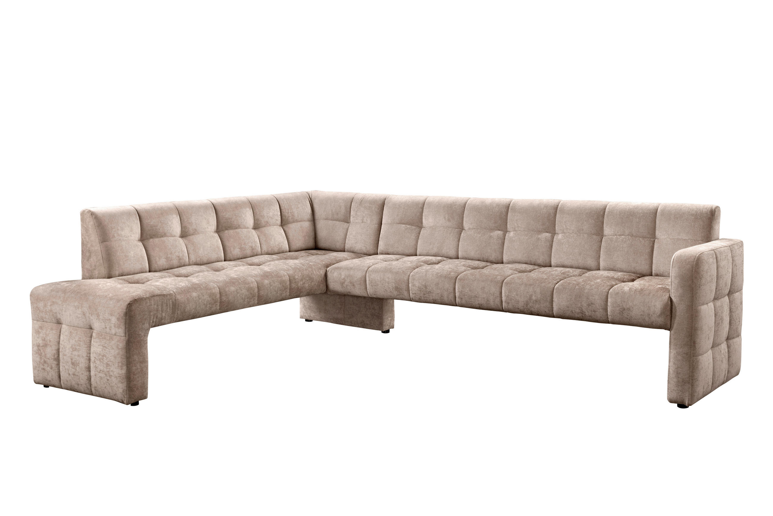 KLUPA KUTNA  bež  drvo, tekstil, drvni materijal      - bež/crna, Moderno, drvni materijal/drvo (265/197cm) - Livetastic