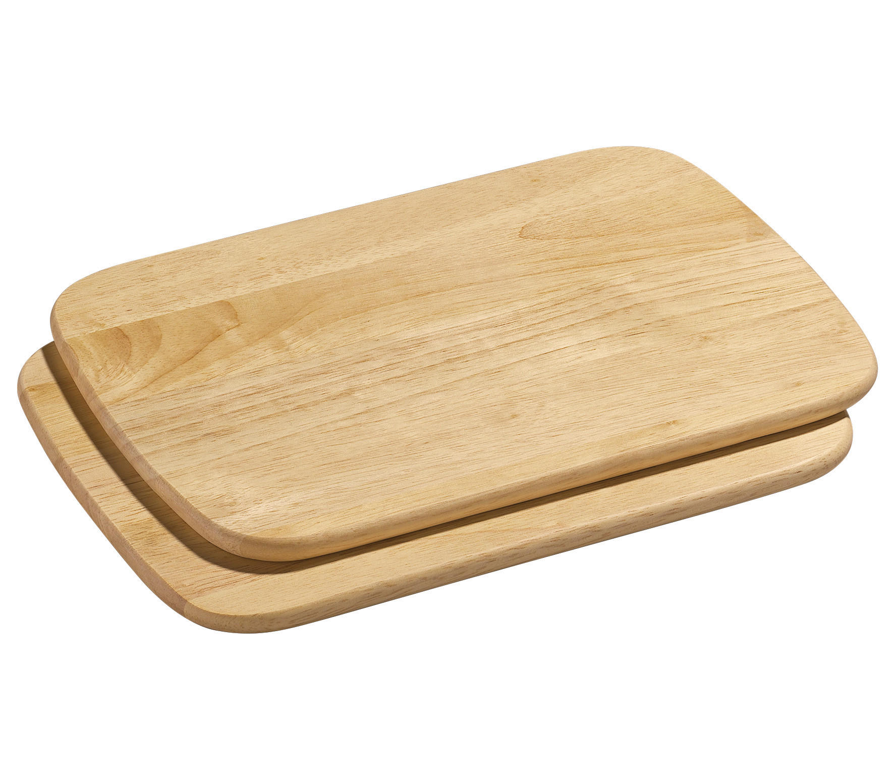SCHNEIDEBRETT-SET Holz  - Hellbraun, Basics, Holz (28/20/2cm) - Zassenhaus