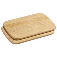 SCHNEIDEBRETT-SET Holz  - Hellbraun, Basics, Holz (28/20/2cm) - Zassenhaus