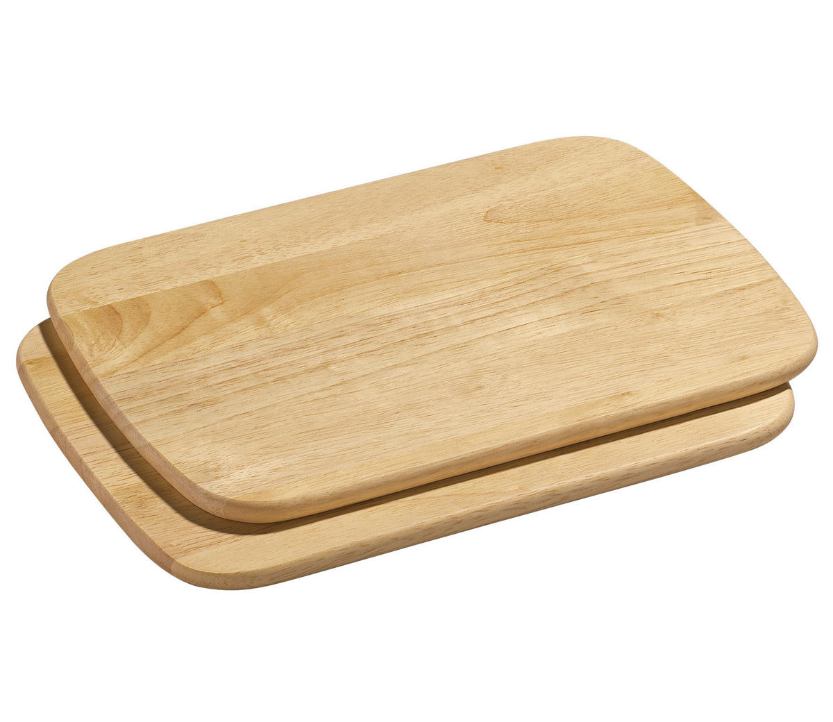 SCHNEIDEBRETT-SET Holz  - Hellbraun, Basics, Holz (28/20/2cm) - Zassenhaus