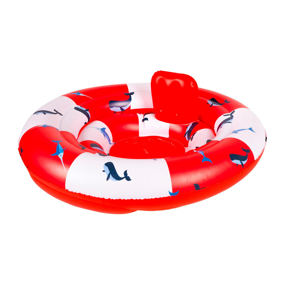 SCHWIMMRING Rot, Weiß  - Rot/Weiß, Basics, Kunststoff (69cm)