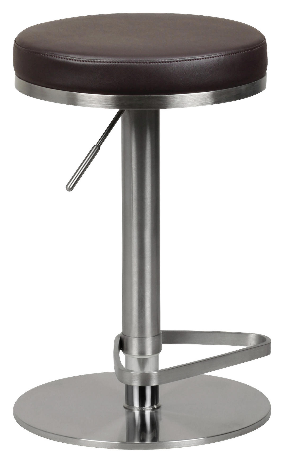 BARPALL i brun  - brun/silver, Modern, metall/textil (38/57/38cm) - MID.YOU