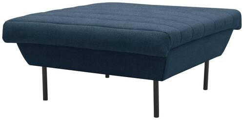 HOCKER Dunkelblau - Schwarz/Dunkelblau, Design, Textil/Metall (90/45/105cm) - LOOKS by W.Joop