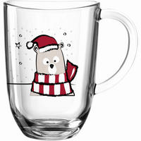 ŠÁLKA SILENZIO   250,00 ml  - viacfarebná, Lifestyle, sklo (11,50/11,70/8,20cm) - Leonardo