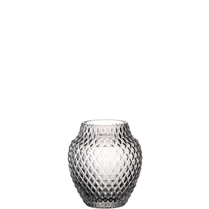 VASE Poesia 11 cm  - Grau, Basics, Glas (10/11cm) - Leonardo