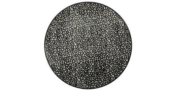 KOMBISERVICE Grau, Schwarz, Weiß 24-teilig 6 Personen  - Schwarz/Weiß, LIFESTYLE, Keramik - Novel