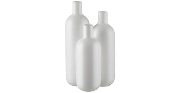 VASE 29 cm  - Weiß, LIFESTYLE, Keramik (16/29cm) - Ambia Home