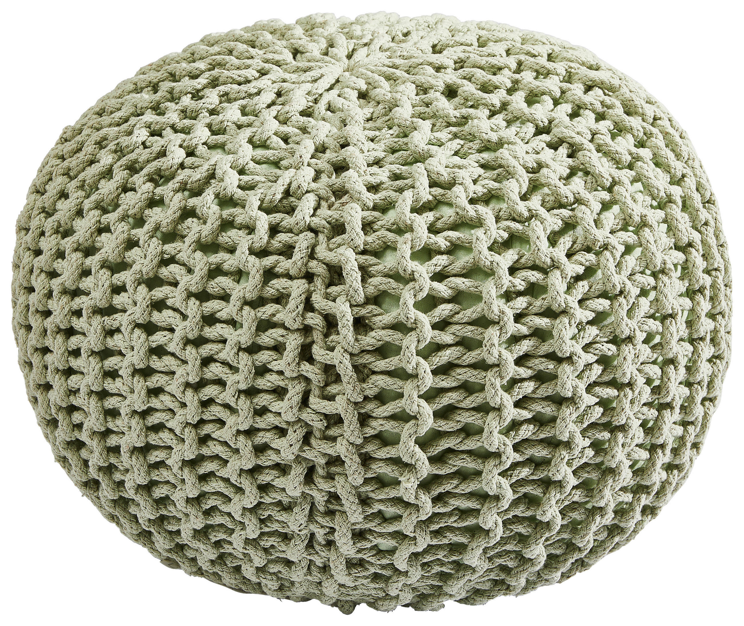 Linea Natura Pouf Grün 55x55x35 cm