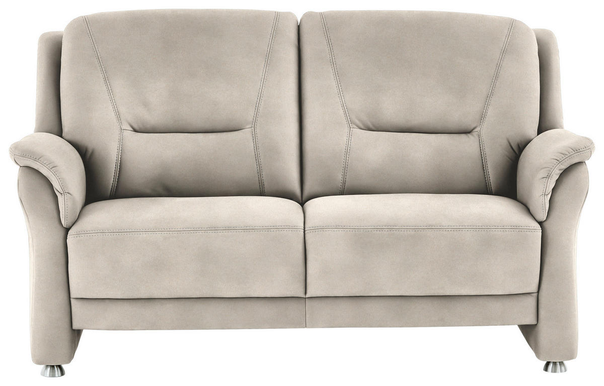 2,5-SITZER in Mikrofaser Creme  - Beige/Creme, Konventionell, Textil/Metall (172/100/89cm) - Beldomo Comfort