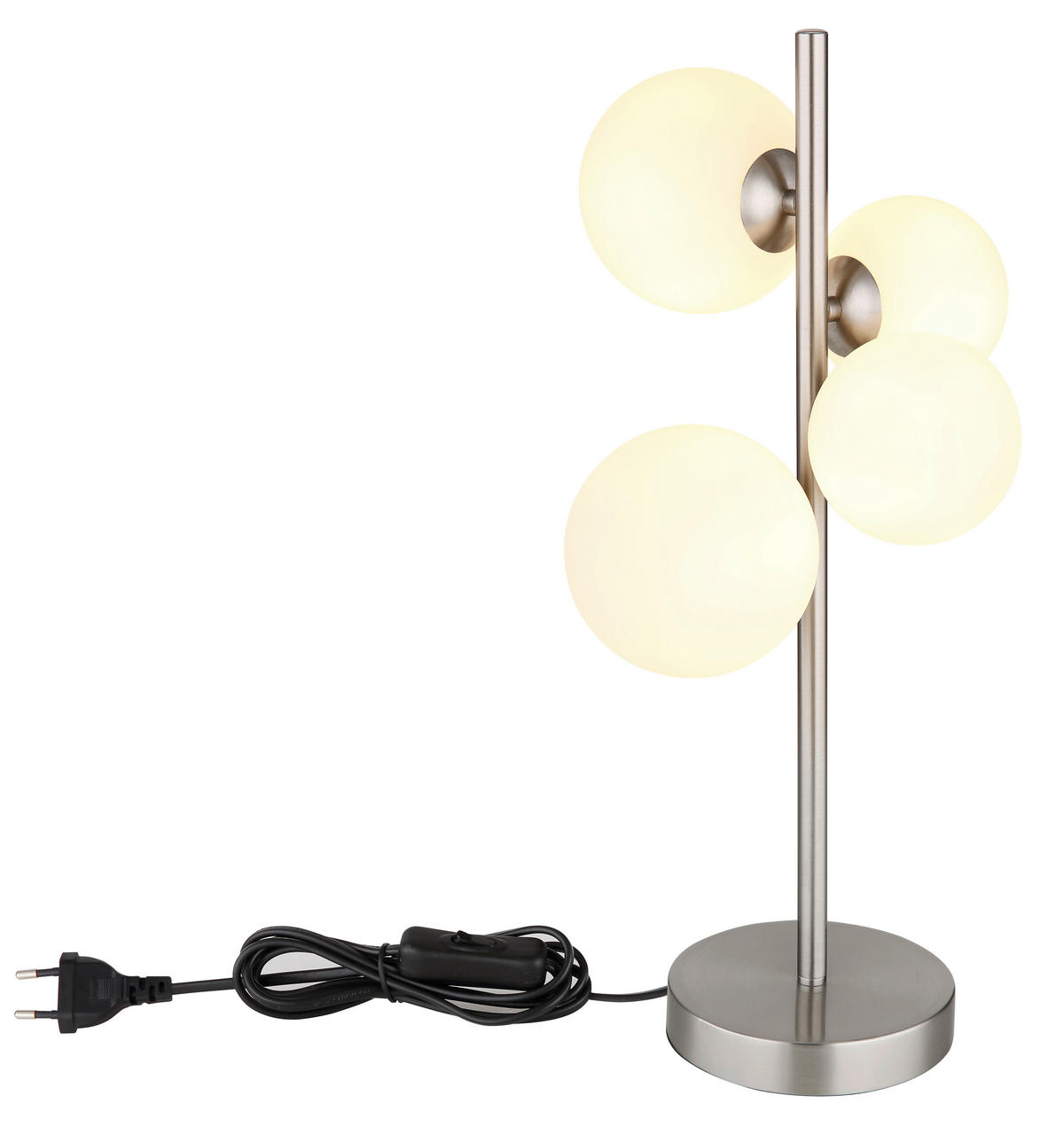 NAMIZNA LED-SVETILKA    27/23 cm           - barve niklja/opal, Konvencionalno, kovina/umetna masa (27/23cm) - Globo