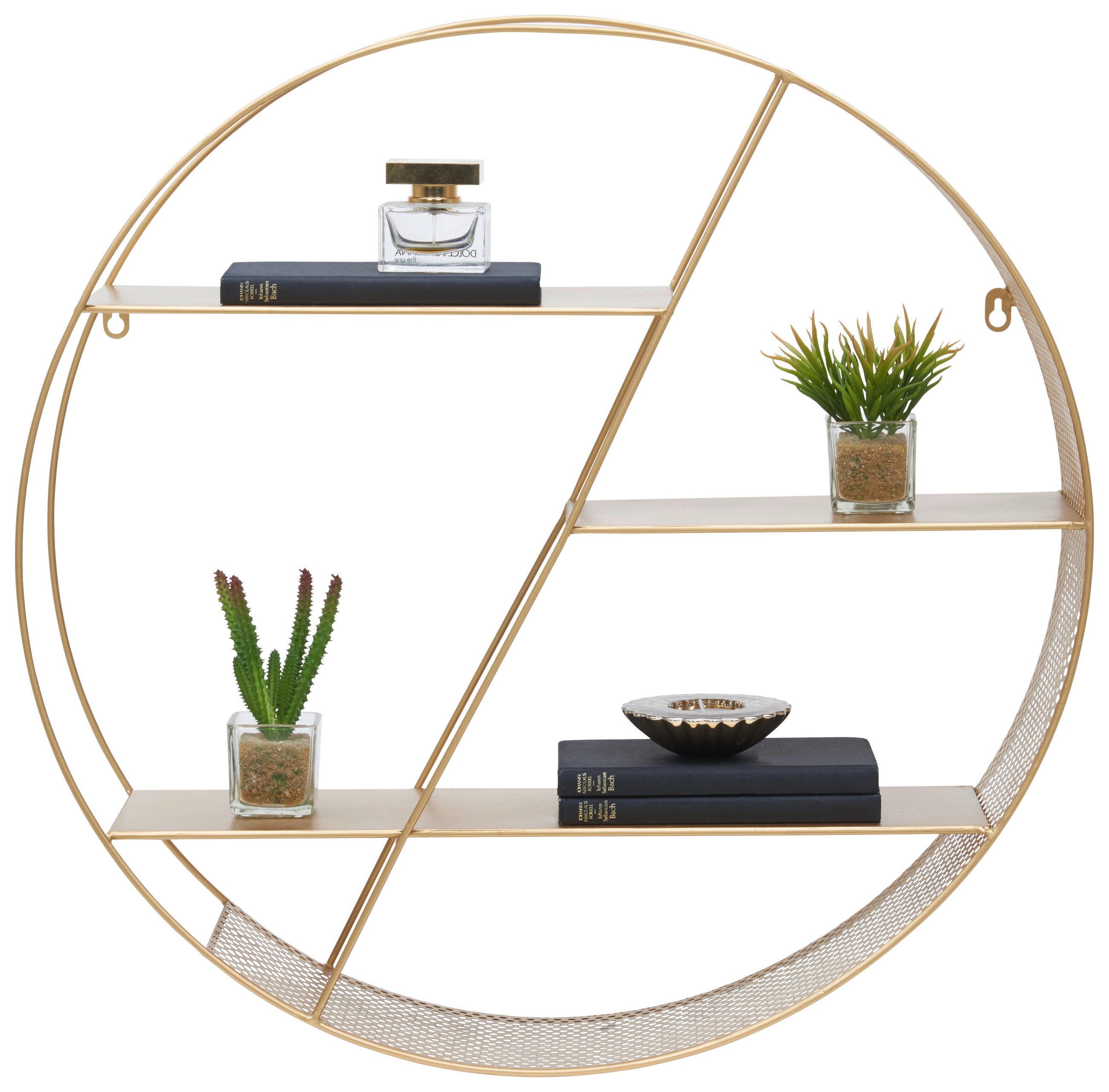 WANDREGAL Goldfarben  - Goldfarben, Design, Metall (60/60/15cm) - Carryhome