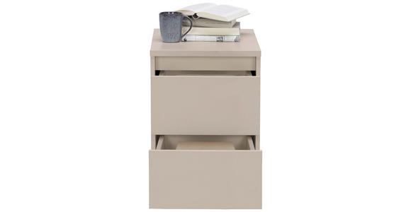 NACHTSCHRANK 40/55/48 cm - Kaschmir/Anthrazit, Design, Holzwerkstoff/Kunststoff (40/55/48cm) - Carryhome